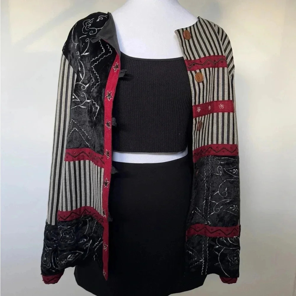 Vintage Brownstone Studio Patchwork Jacket – Size Large